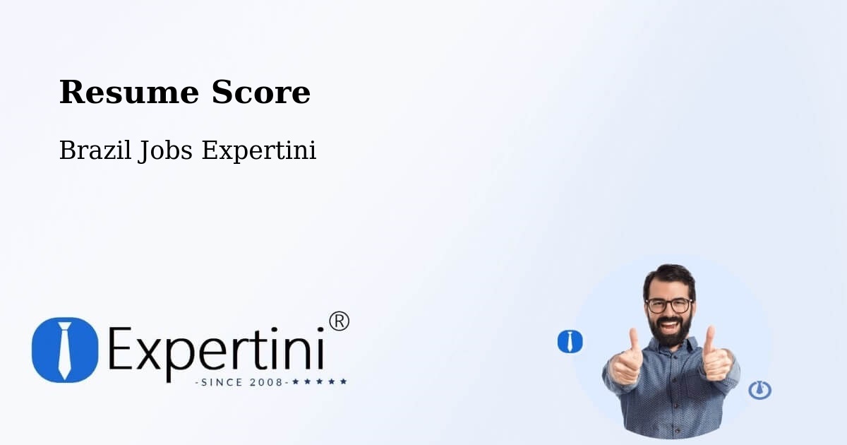 Resume Score & Job Description Match Tool – Salgado - Brazil Jobs Expertini